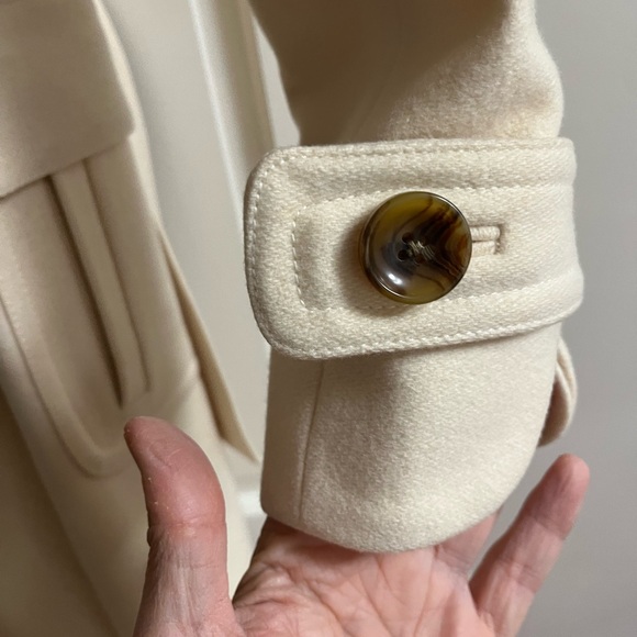 BANANA REPUBLIC WOOL BLEND TRENCH COAT - Picture 6 of 11